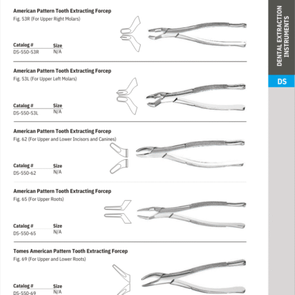 American  Pattern Tooth Extracting Forcep